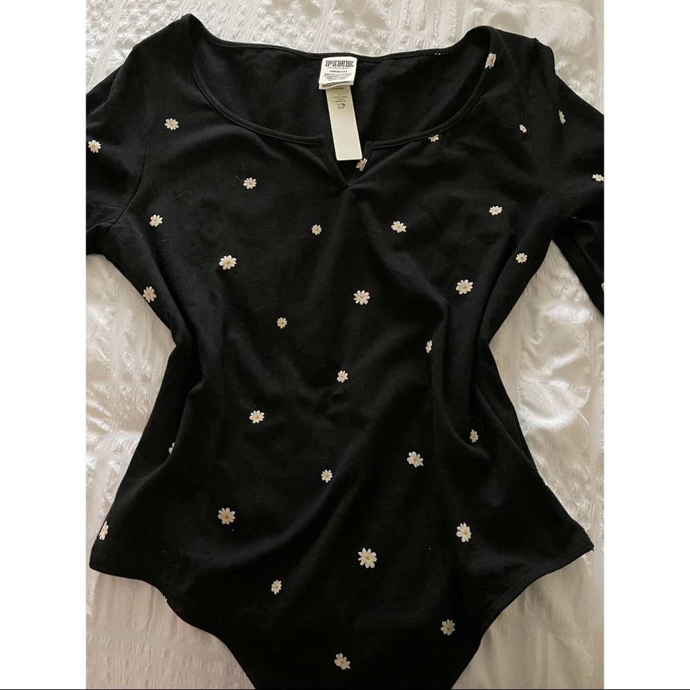 PINK sunflower bodysuit